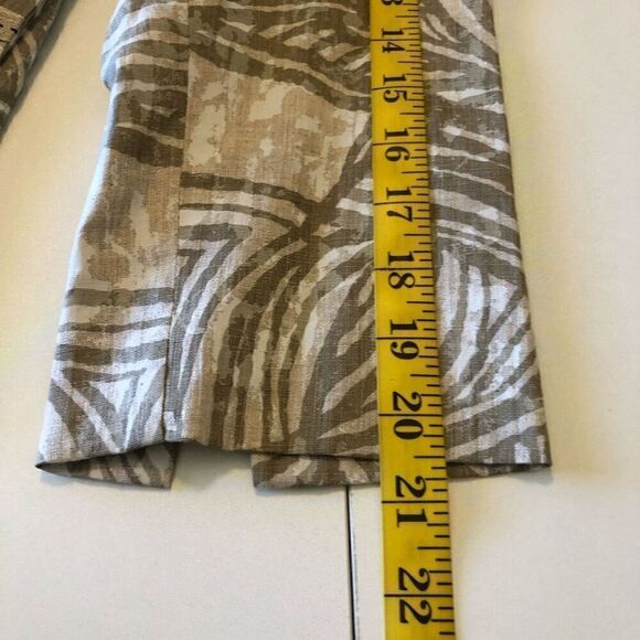 NEW Canvasbacks Linen Jungle Print Normcore Blazer Size 6 Career/Casual NWOT - Picture 15 of 15